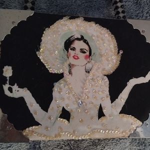 VINTAGE cigar box purse